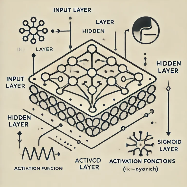 a neural network structure in Python without using TensorFlow or PyTorch