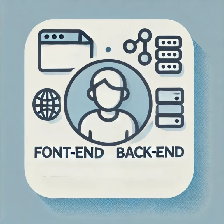 front-end back-end