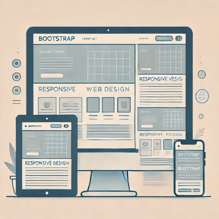 A simple and modern illustration of responsive web design using Bootstrap